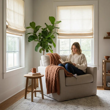Custom Roman Shades