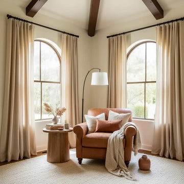 Custom Linen Drapes