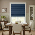 Costom Roman Shades Slate Blue 302-11