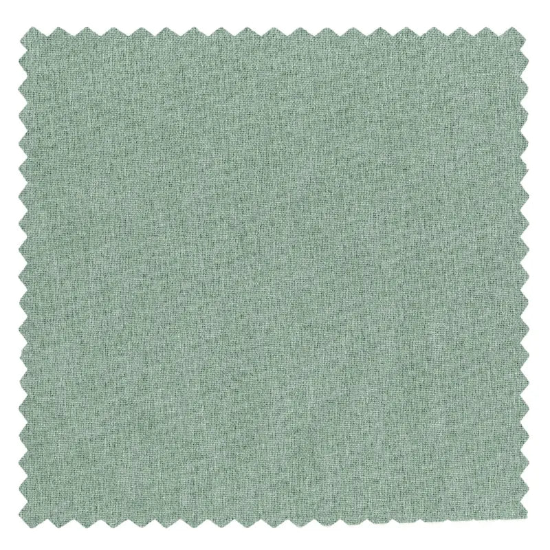 Costom Extra Long 100% Blackout Linen Curtains for Large Windows Eucalyptus Green OY6-238-11