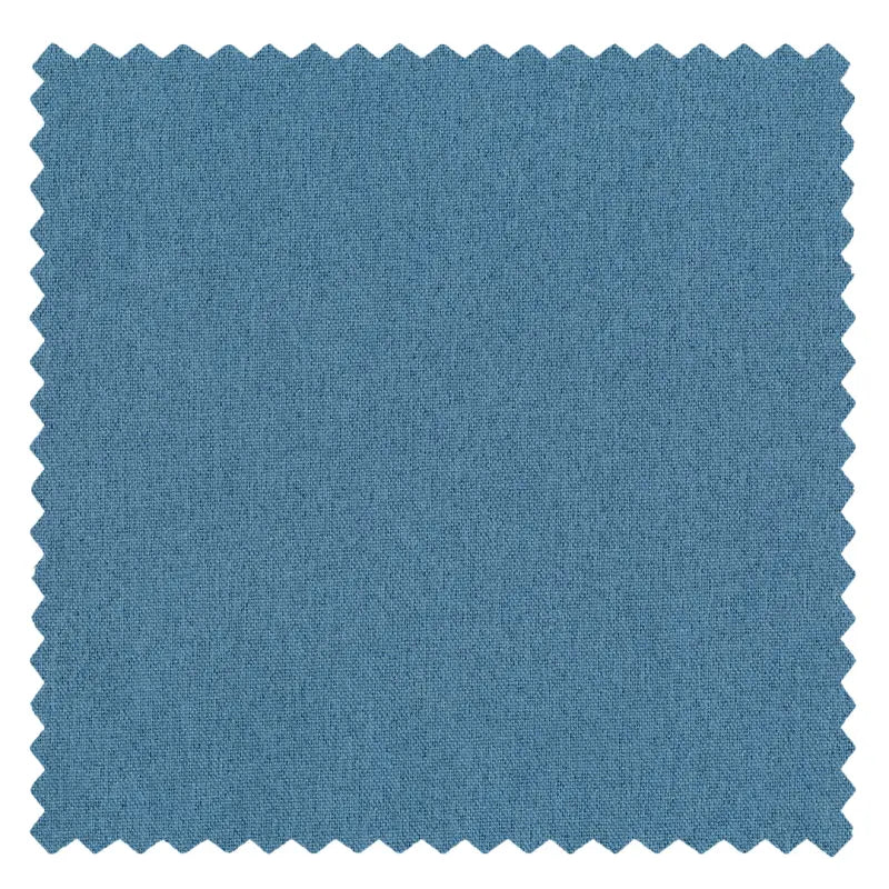 Costom Extra Long 100% Blackout Linen Curtains for Large Windows Dusty Indigo OY6-238-21