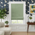 Costom Roman Shades Sage Green ZJM14
