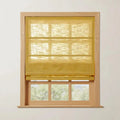Costom Roman Shades Golden Yellow W1234-14