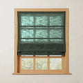 Costom Roman Shades Forest Moss W1234-28