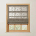 Costom Roman Shades Warm Gray W1234-35