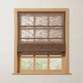 Costom Roman Shades Chestnut Mocha W1234-9