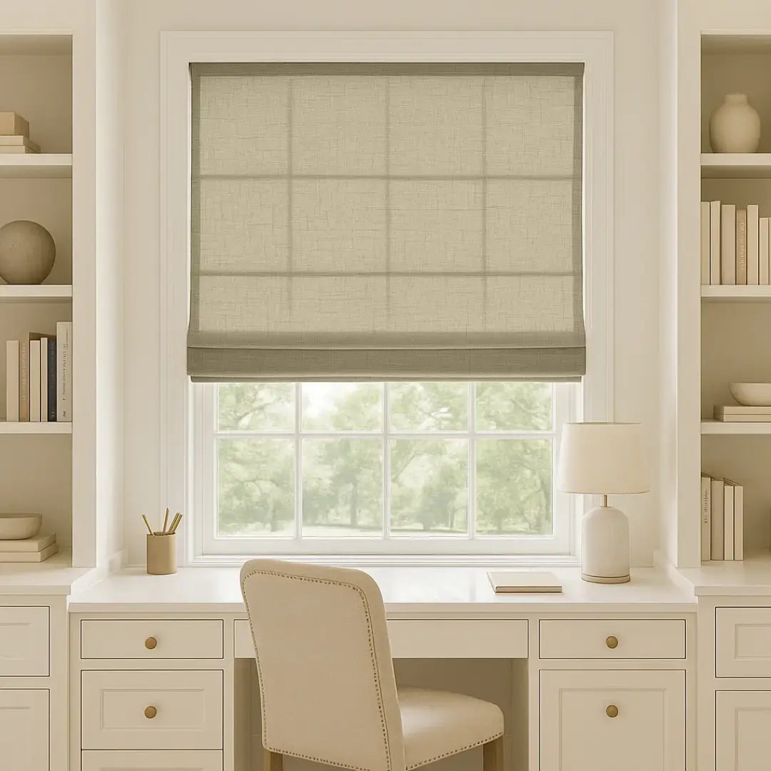 Custom Made Roman Shades | 1038 Cordless Light Filtering | Made to Measure