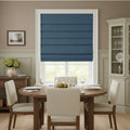 Costom Roman Shades Steel Blue 302-8