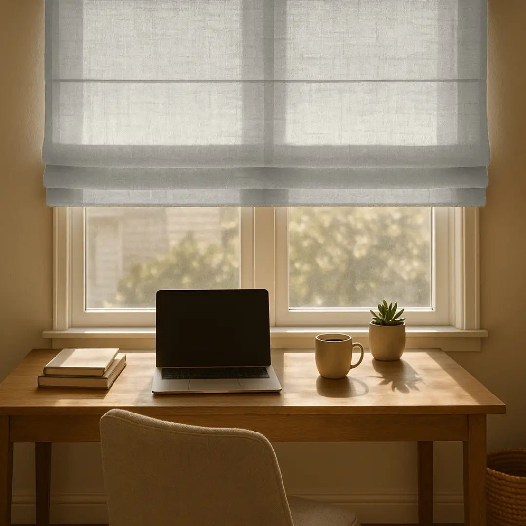 Cordless Light Filtering Roman Shades | W1234 Series