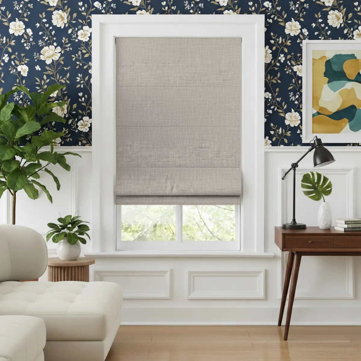 Costom Roman Shades Sandy ZJM10
