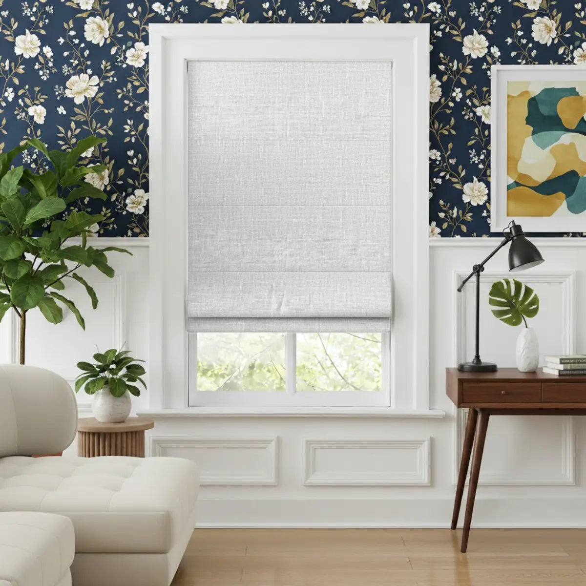 Costom Roman Shades Snow White ZJM25